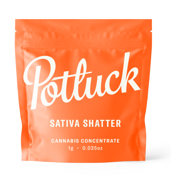 Potluck - Sativa Shatter - weed Concentrate | Buy Cheap Weed Canada