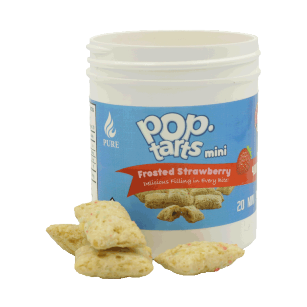 Pop Tarts Mini’s – THC Infused Frosted Strawberry Bites – 400mg | Buy Cheap Weed Canada