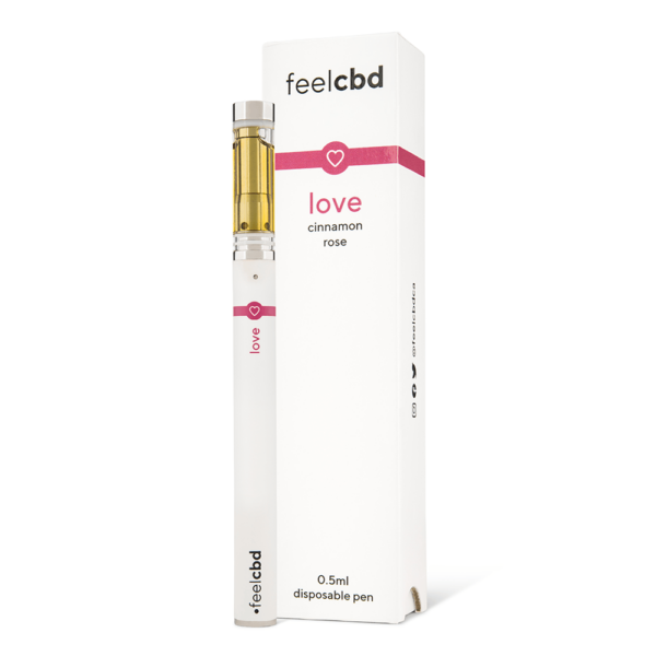 FeelCBD – Love – Dispsable CBD Vape Pen 0.5ml | Buy Cheap Weed Canada