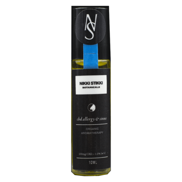 Nikki Stikki Botanicals – Organic Aromatherapy – CBD Allergy and Sinus Roller 100mg CBD | Buy Cheap Weed Canada