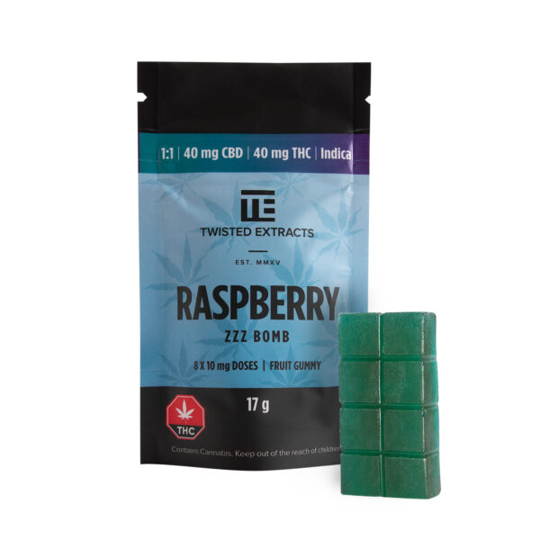 Twisted Extracts – Blue Raspberry 1:1 Zzz Bombs | Buy Cheap Weed Canada