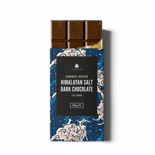 Buudabomb – Himalayan Salt Dark Chocolate – 300mg THC | Buy Cheap Weed Canada