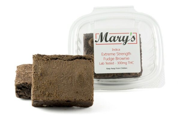 Mary’s Medibles – Extreme Strength Fudge Brownie – 300mg THC (Indica) | Buy Cheap Weed Canada