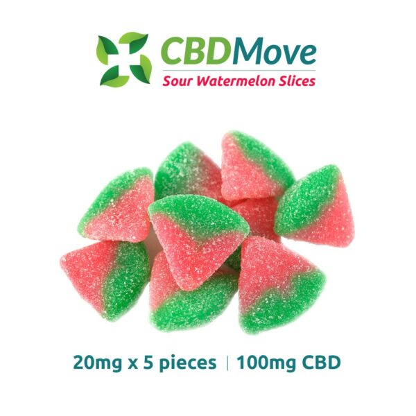 CBD Move – CBD Gummies – Watermelon – 100mg CBD | Buy Cheap Weed Canada
