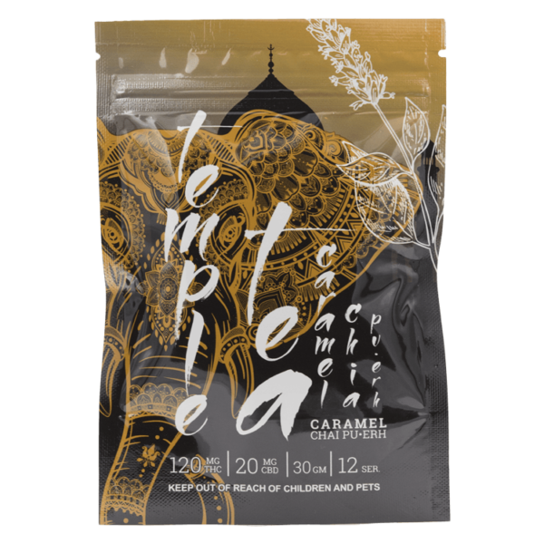 Temple Tea – Caramel Chai Pu-Erh 120mg THC | Buy Cheap Weed Canada