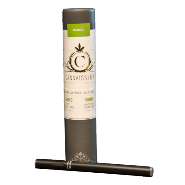 Cannaisseur – Disposable THC Distillate Pen – Mango 0.3ml | Buy Cheap Weed Canada