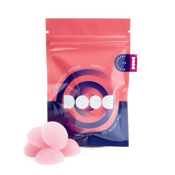 Dose Edibles Gummies – Blackcurrant | Buy Cheap Weed Canada