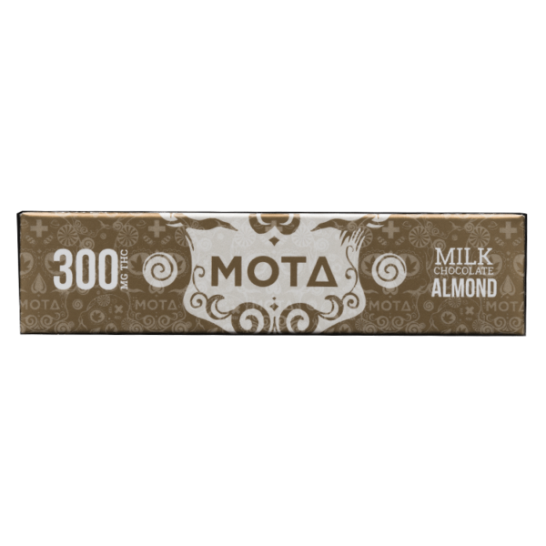 MOTA Edibles – Milk Chocolate Almond Bar – 300mg THC | Buy Cheap Weed Canada