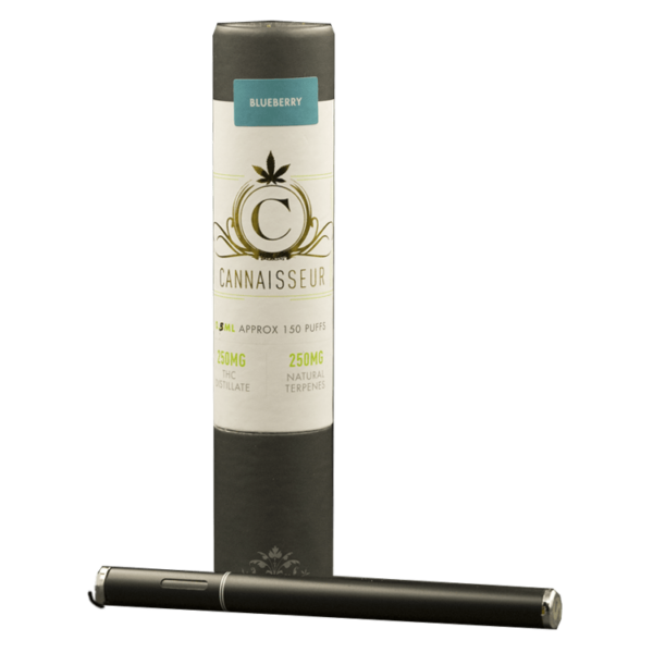 Cannaisseur – Disposable THC Distillate Pen – Blueberry 0.5ml | Buy Cheap Weed Canada