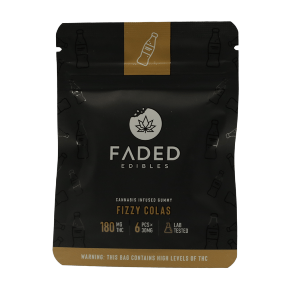 Faded Edibles – Fizzy Colas – 180mg | Buy Cheap Weed Canada