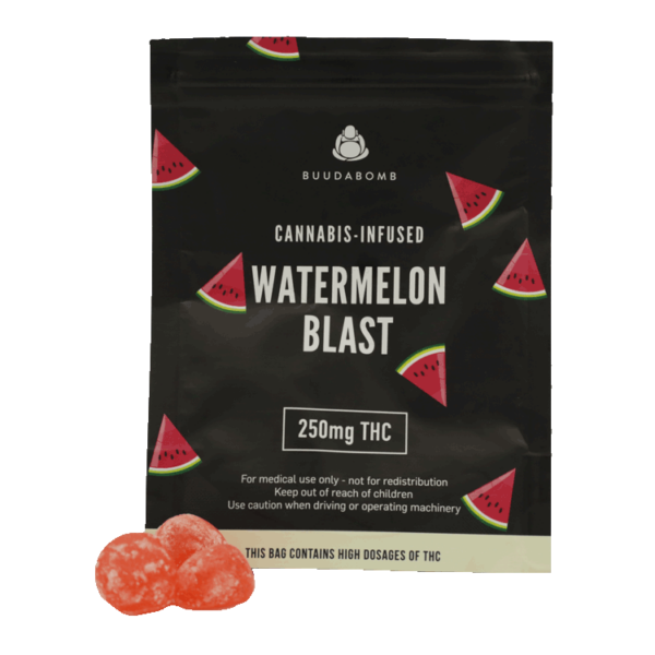 Buudabomb – Watermelon Blast – 250mg | Buy Cheap Weed Canada