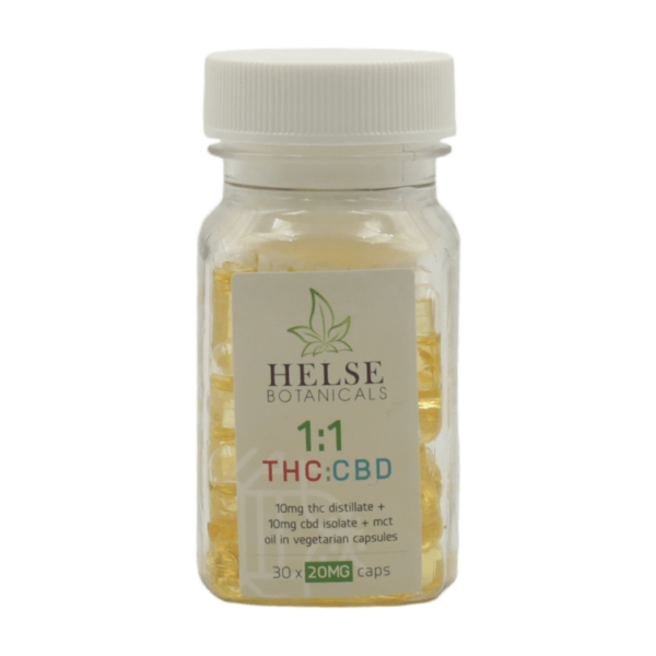 Helse Botanicals – 1:1 THC/CBD Capsules | Buy Cheap Weed Canada