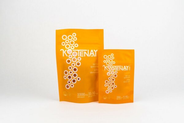 Kootenay Labs – Sativa Gummies – Apricot – 250mg THC | Buy Cheap Weed Canada