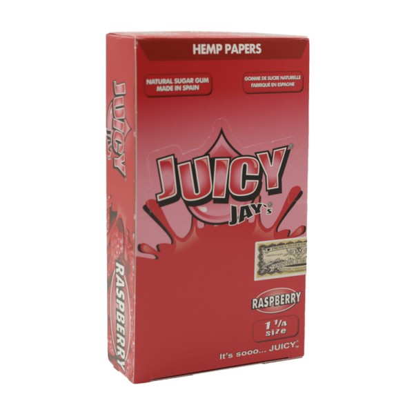 Juicy Jay’s – Hemp Papers (1.25 inch) – Raspberry | Buy Cheap Weed Canada