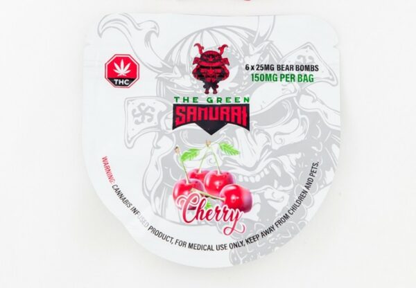 The Green Samurai – Cherry Gummies – 150mg | Buy Cheap Weed Canada