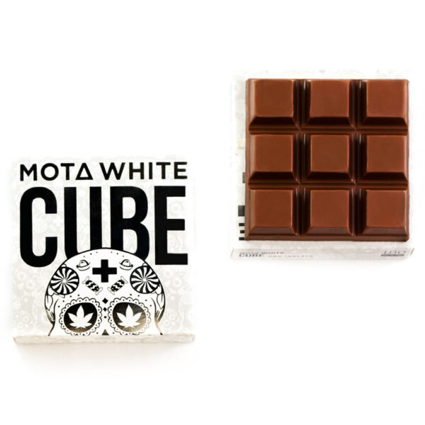 MOTA White Cube – 180mg CBD Milk Chocolate Cube | Buy Cheap Weed Canada
