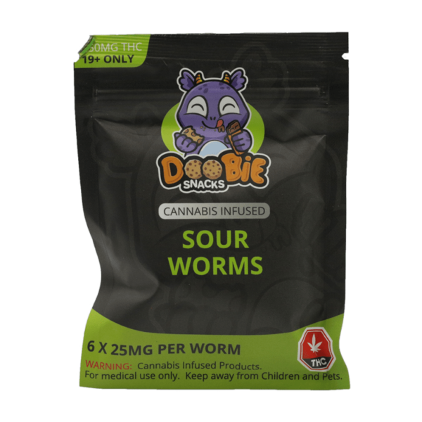 Doobie Snacks – CBD Sour Gummy Bears – 150mg CBD | Buy Cheap Weed Canada