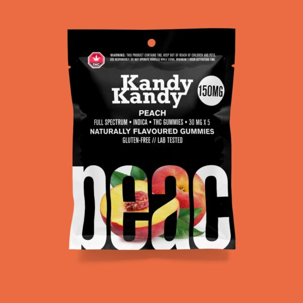 Kandy Kandy – Peach Gummies | Buy Cheap Weed Canada