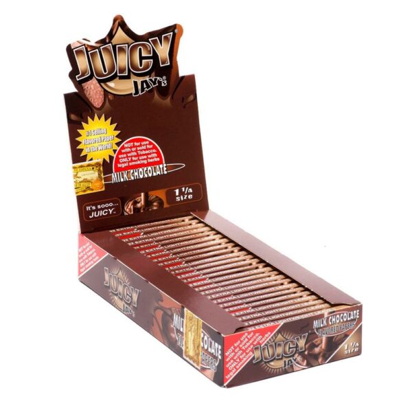 Juicy Jay’s – Hemp Papers (1.25 Inch) – Milk Chocolate | Buy Cheap Weed Canada