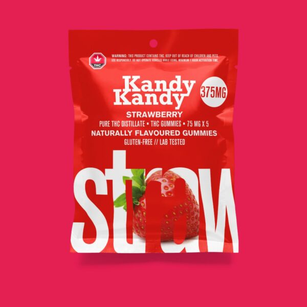 Kandy Kandy – Strawberry Gummies | Buy Cheap Weed Canada