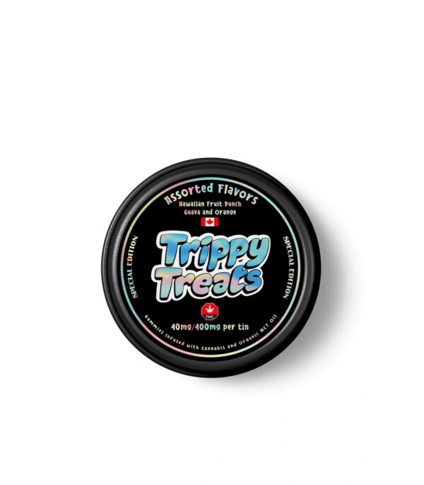 Trippy Treats – Assorted Flavour Gummies – 400mg THC | Buy Cheap Weed Canada