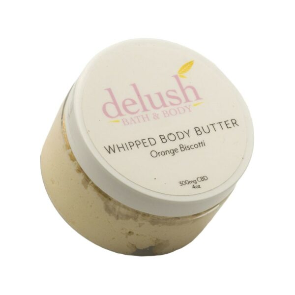 Delush Bath and Body – Whipped Body Butter – Orange Dreamsicle 300mg CBD | Buy Cheap Weed Canada
