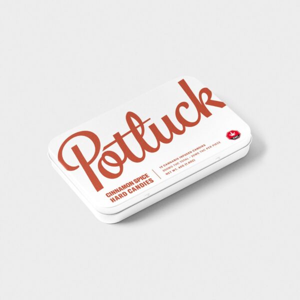 Potluck – Hard Candy – Cinnamon Spice – 300mg THC | Buy Cheap Weed Canada