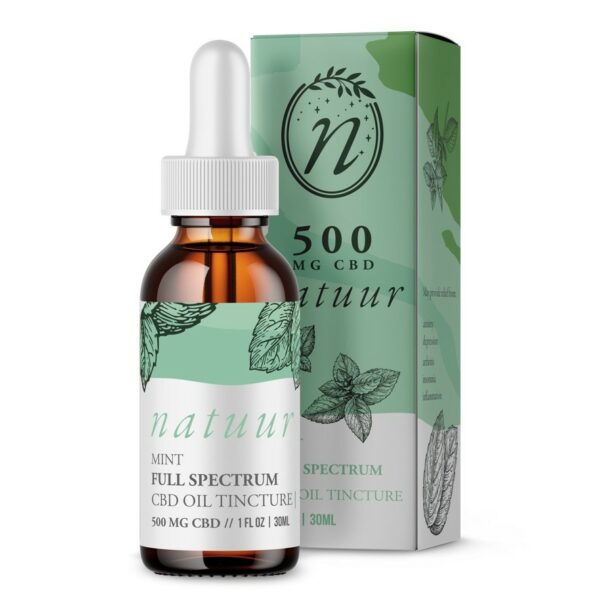 Natuur – Full Spectrum CBD Oil Tincture – Mint | Buy Cheap Weed Canada