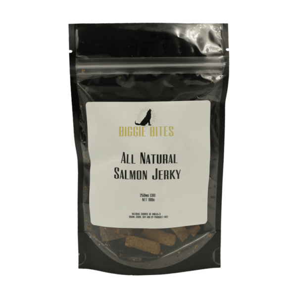 Biggie Bites – All Natural Salmon Jerky – 250mg CBD | Buy Cheap Weed Canada