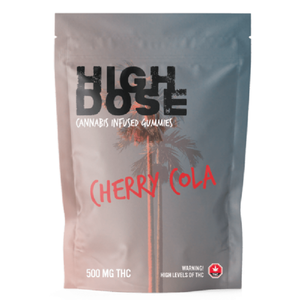 High Dose – weed Infused Gummies – Cherry Cola – 500mg/1500mg | Buy Cheap Weed Canada