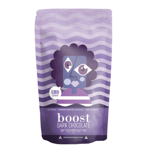 Boost – THC Dark Chocolate Bars – 200mg | Buy Cheap Weed Canada