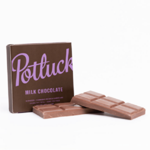 Potluck – Infused Chocolate – Milk Chocolate – 300mg THC | Buy Cheap Weed Canada