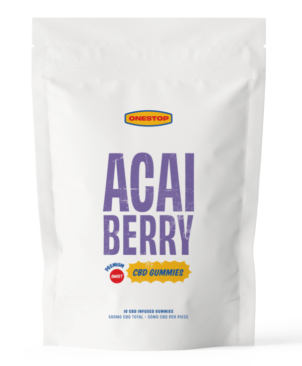 OneStop – Açai Berry CBD Gummies 500mg | Buy Cheap Weed Canada