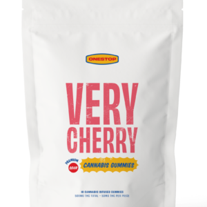 Onestop – Very Cherry THC Gummies 500mg | Buy Cheap Weed Canada