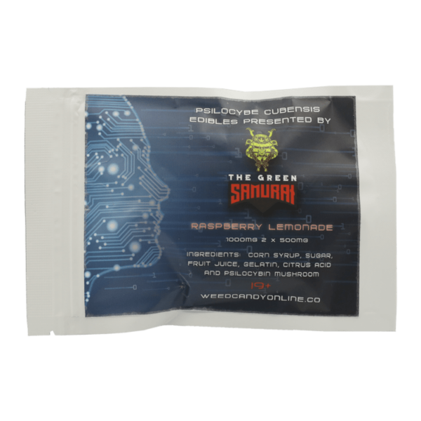The Green Samurai – Shroom Gummies – Raspberry Lemonade – 1g | Buy Cheap Weed Canada