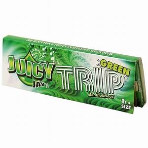 Juicy Jay’s – Hemp Papers (1.25 inch) – Green Trip | Buy Cheap Weed Canada